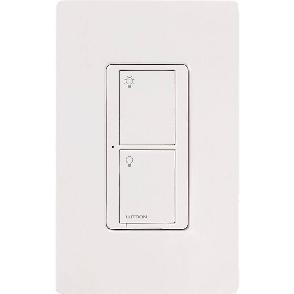 Lutron Caseta Smart Switch for All Bulb Types or Fans 5A Neutral Wire Required White (PD-6ANS-WH) PD-6ANS-WH