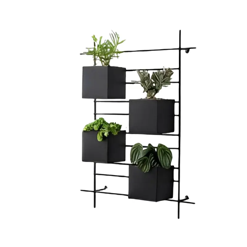 Nordic hot wall   mounted square pot holder  suitable for indoor and outdoor occasions