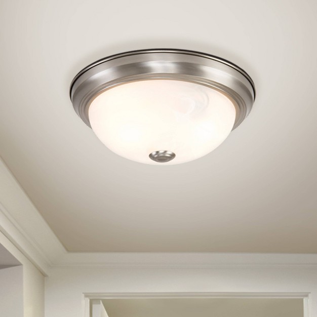 Yosemite 2 Light Flush Mount Satin Nickel