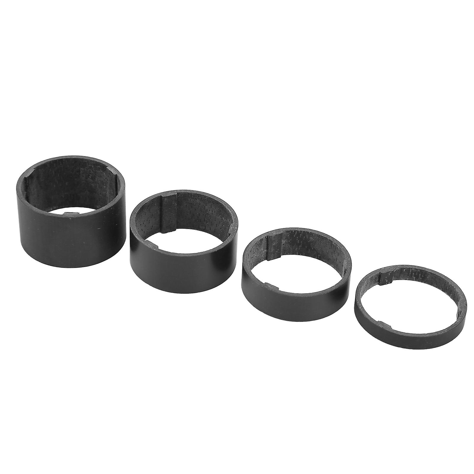 Bicycle Headset Stem Spacers Carbon Fiber Headset Spacer For 28.6mm Bike Front Stem Fork