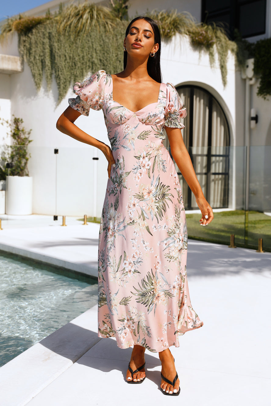 Key To My Heart Maxi Dress Pink