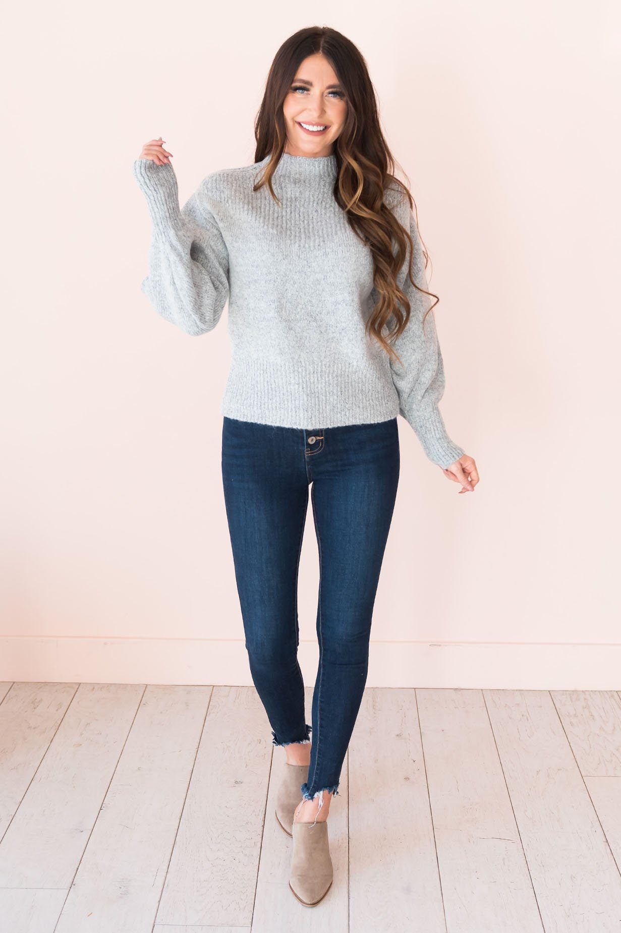 Trendy Basic Modest Turtleneck