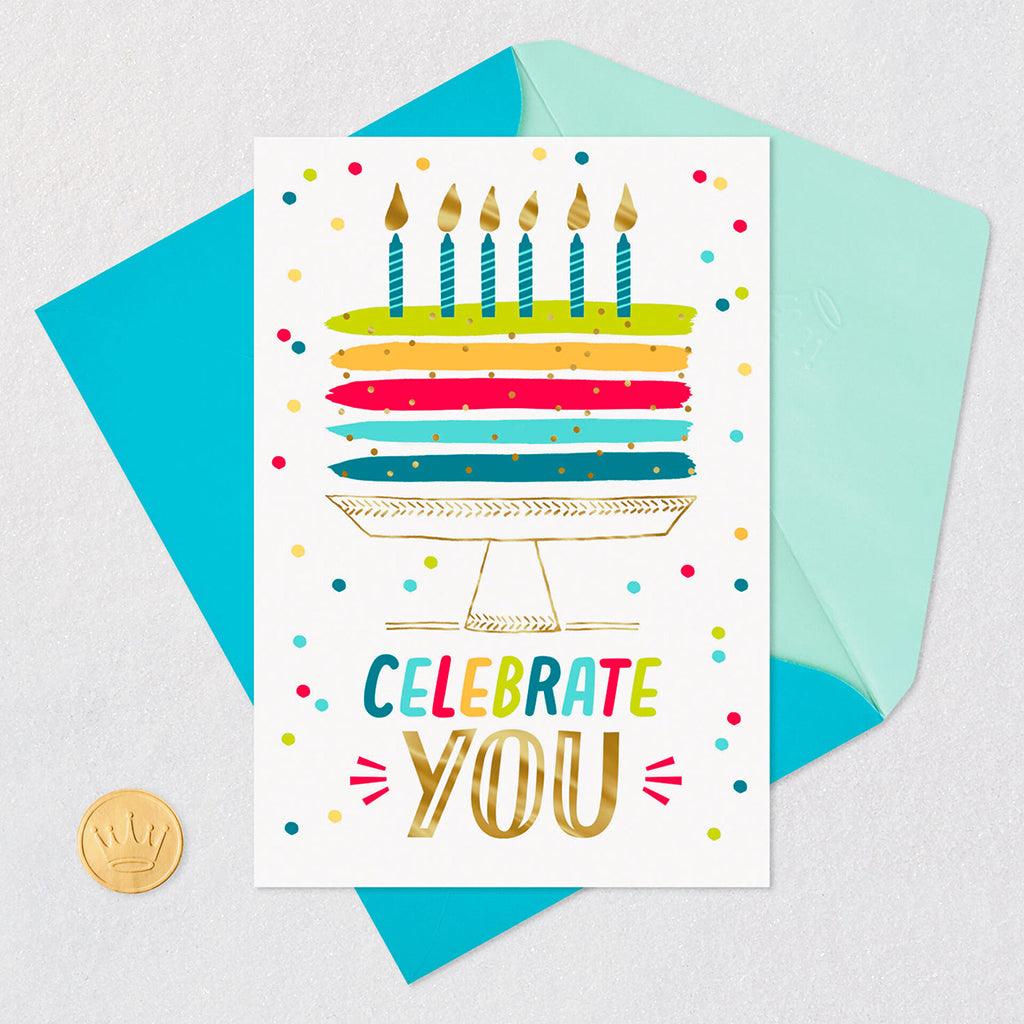 Hallmark  Celebrate You Cake Video Greeting Birthday Card