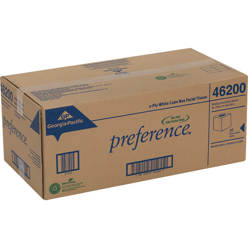 Preference Cube Box Facial Tissue by GP Pro  GPC46200