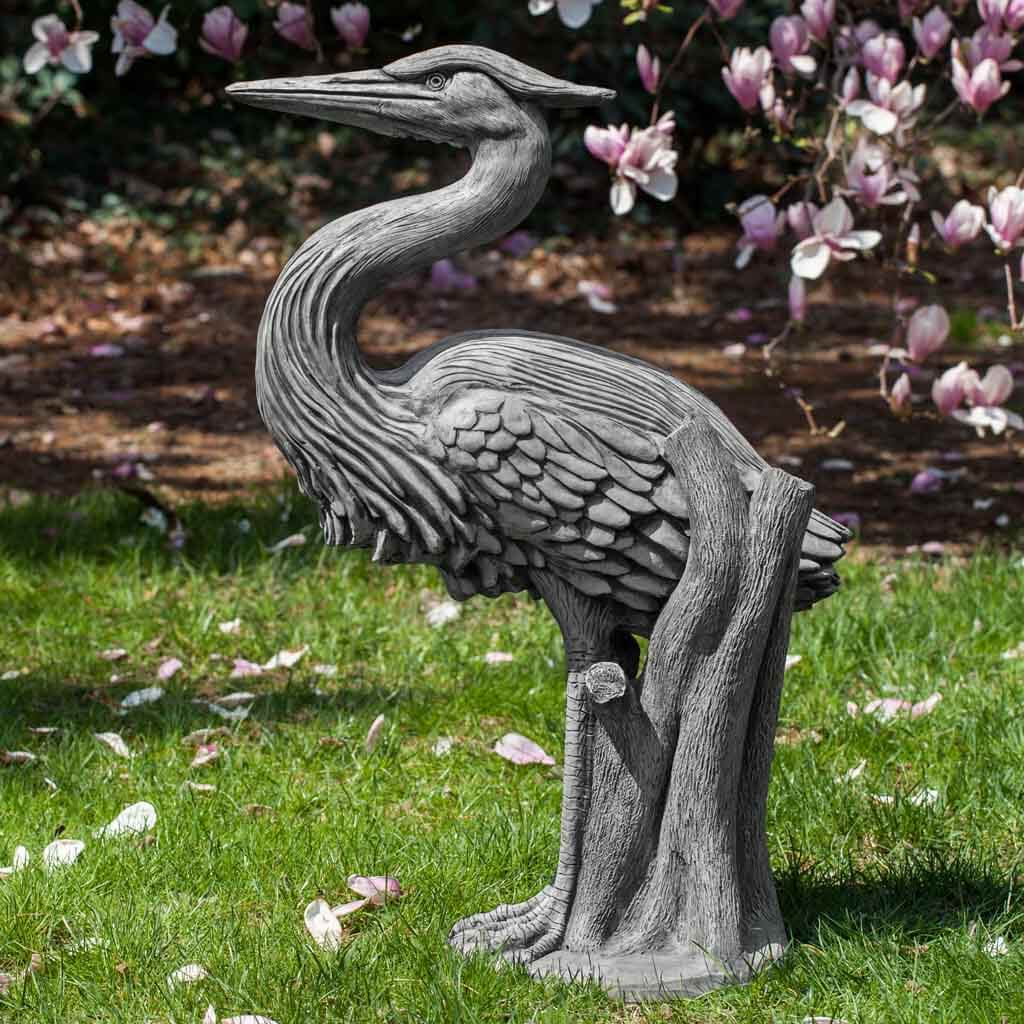 Campania International Heron Statue