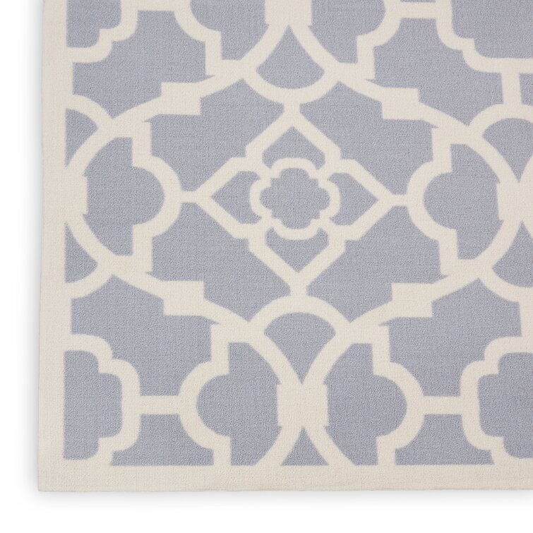 Ariene Navy Blue Indoor/Outdoor Rug