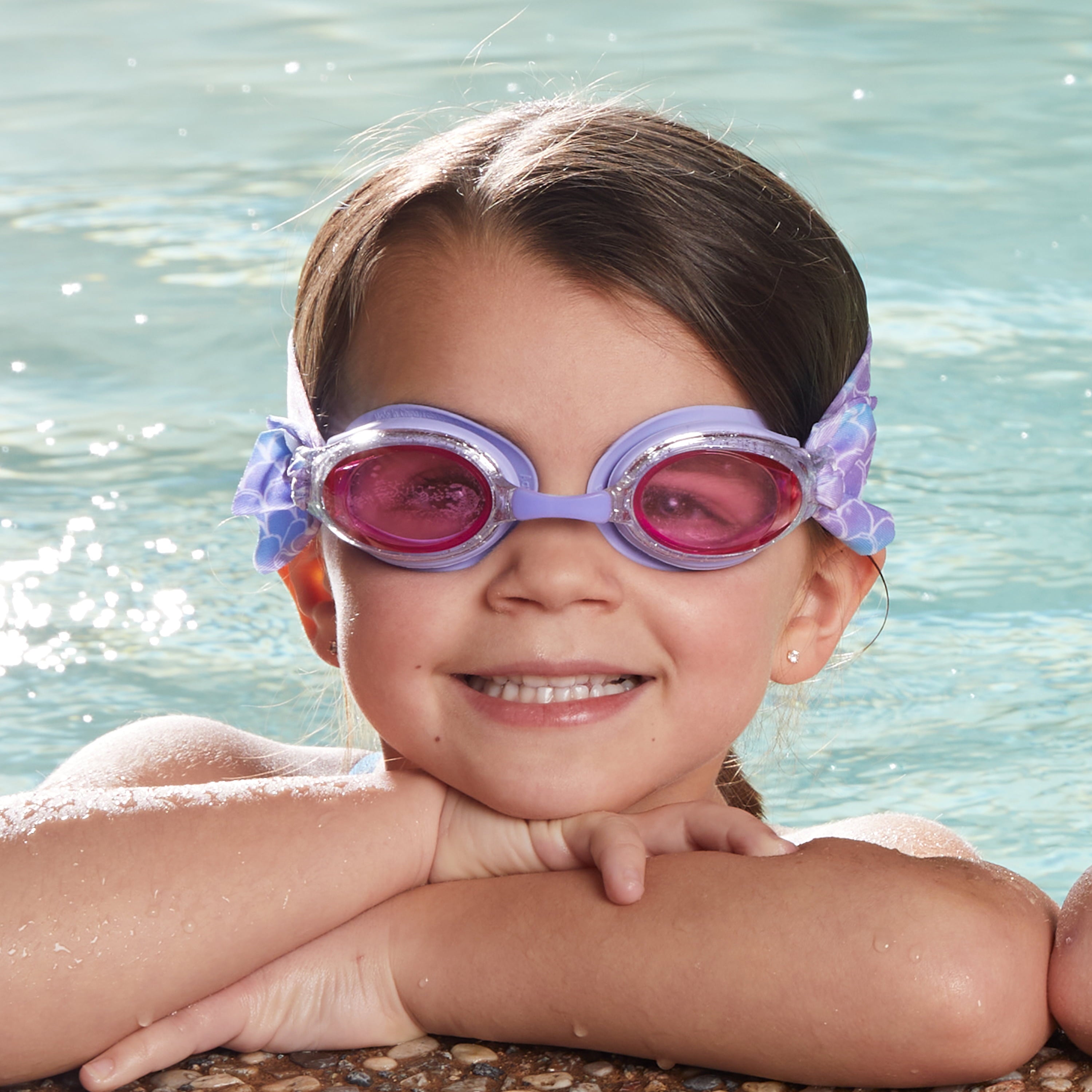 Eye Pop Purple and Blue Swimming Sport Goggles