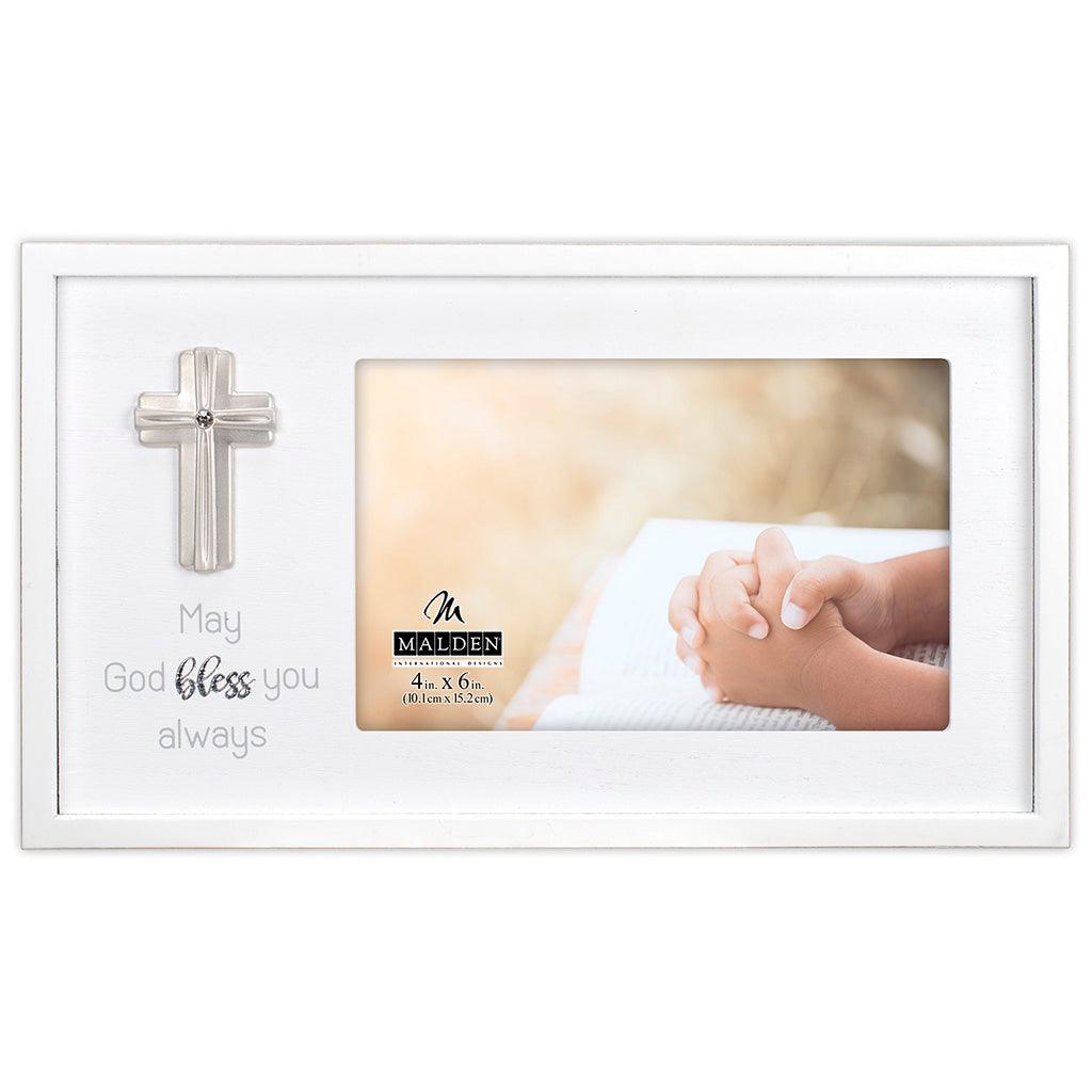 Malden  4X6 May God Bless You Always Frame