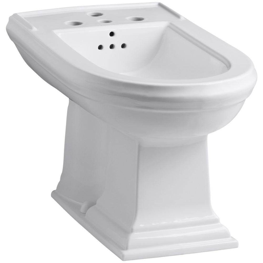 KOHLER Memoirs Elongated Bidet in White K-4886-0