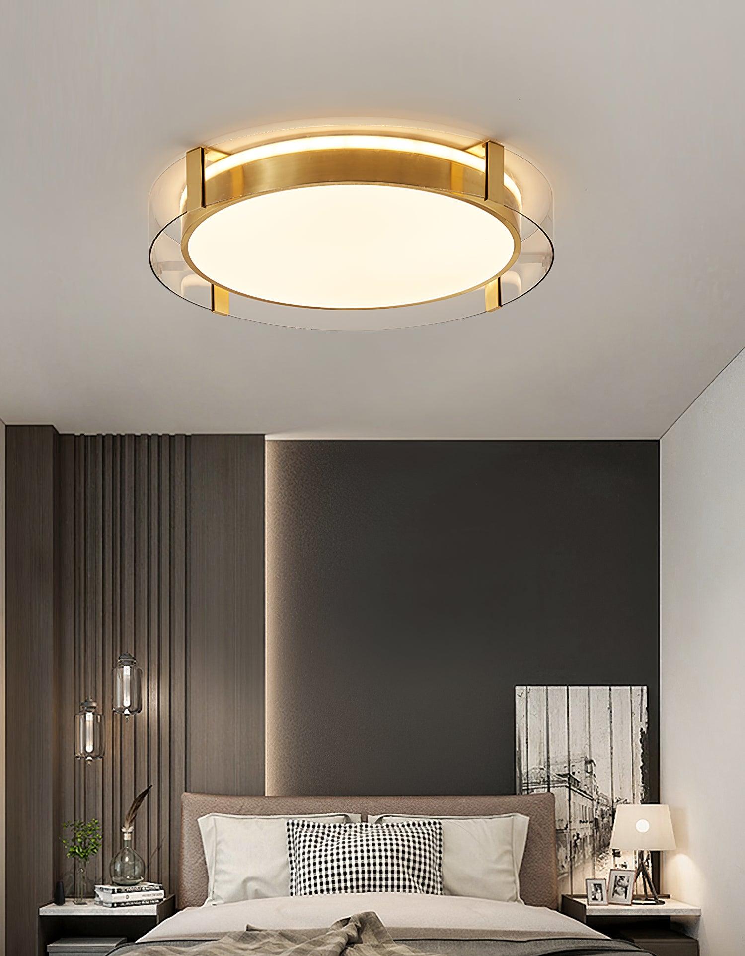 Round Low Profile Ceiling Light