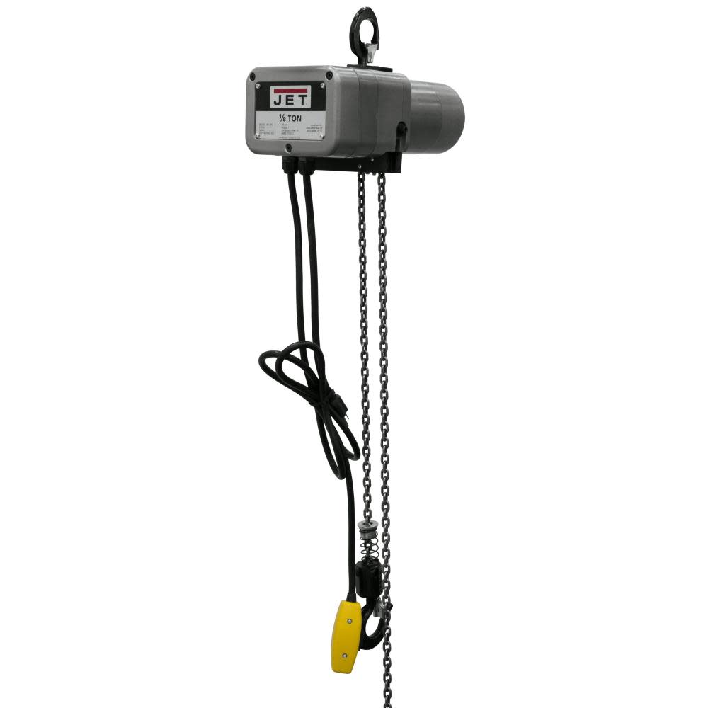 JET JSH-275-20 1/8-Ton Electric Chain Hoist 1PH 20' Lift 110120J from JET