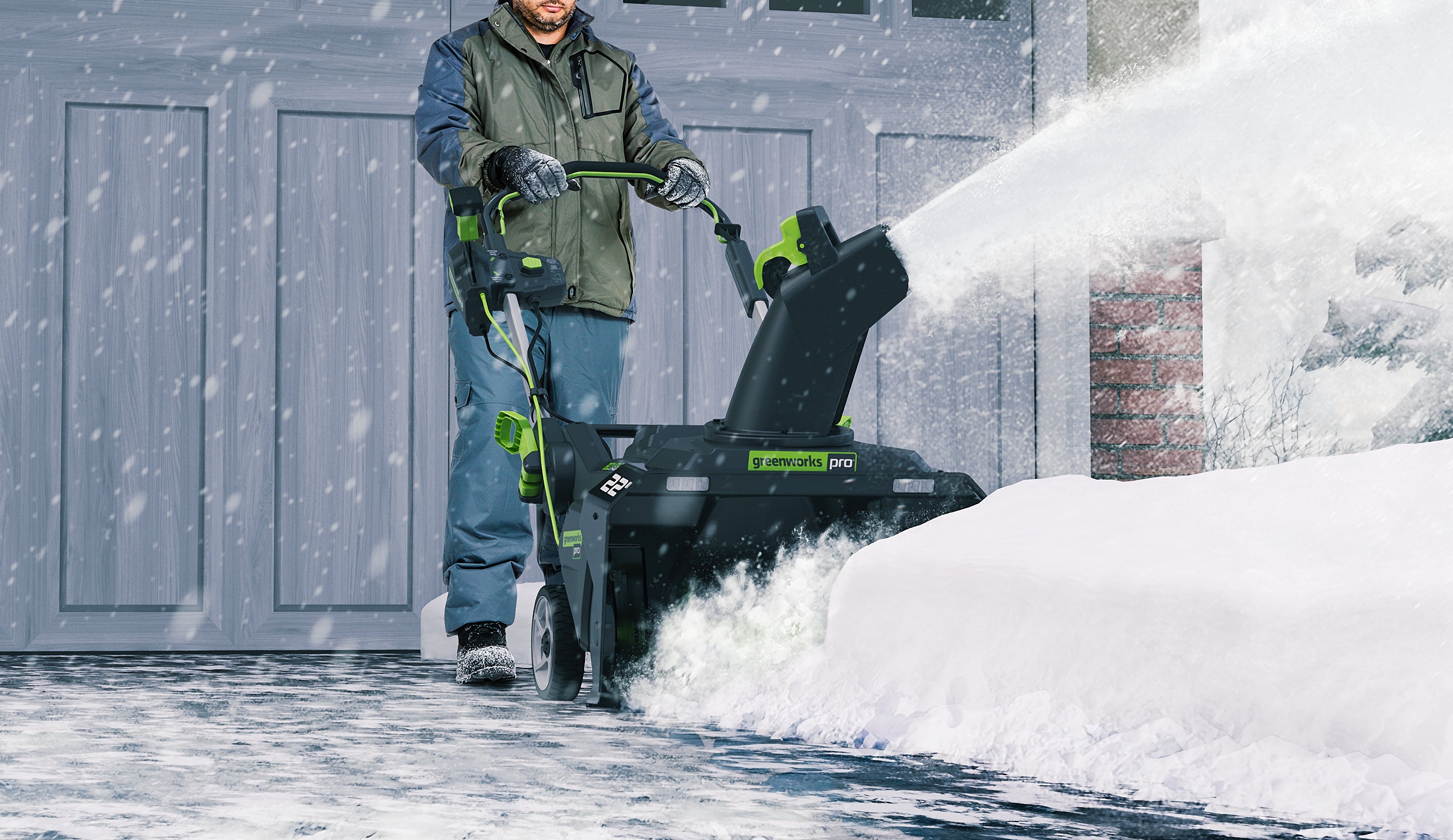 Pro 80V 22-Inch Snow Blower | Greenworks Tools