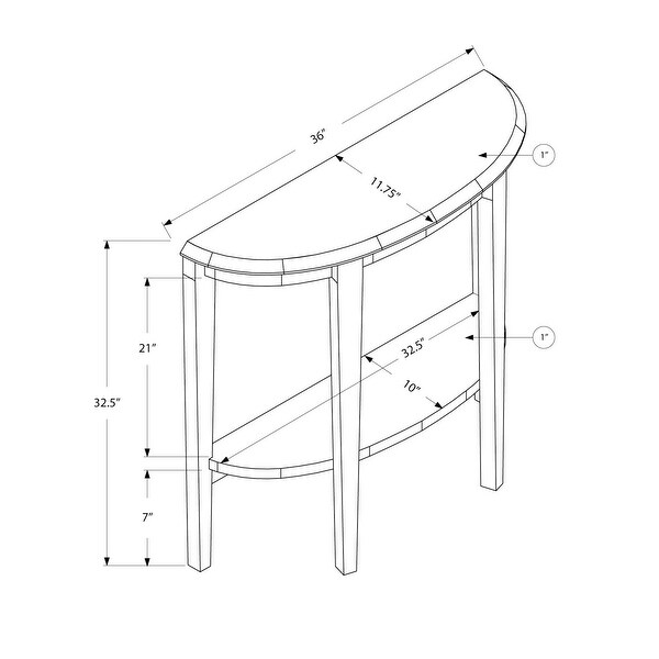 Accent Table， Console， Entryway， Narrow， Sofa， Living Room， Bedroom， Laminate， Transitional - 36