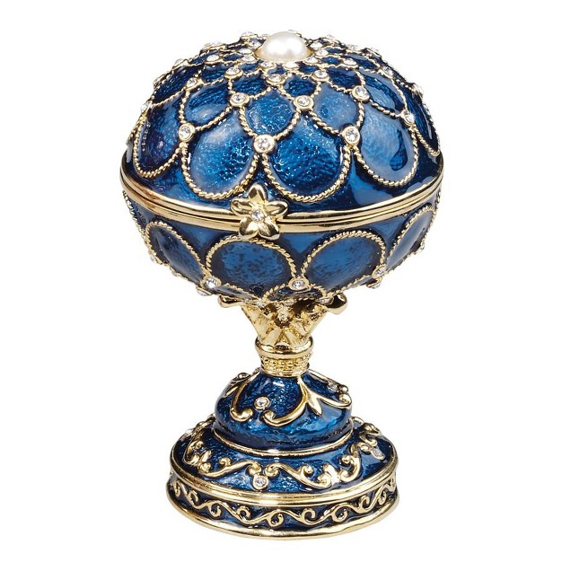 Design Toscano Royal Palace Romanov style Enameled Eggs Peterhof