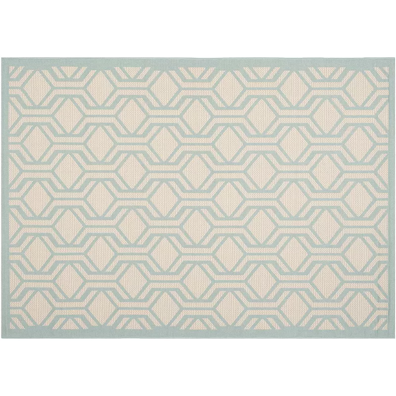 Safavieh Courtyard Chainlinks Geometric Indoor Outdoor Rug