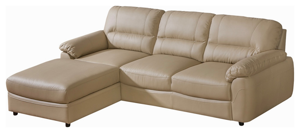 BALTIMOR 1 Sectional Sleeper Sofa  Beige   Left corner   Contemporary   Sleeper Sofas   by Table World  Houzz