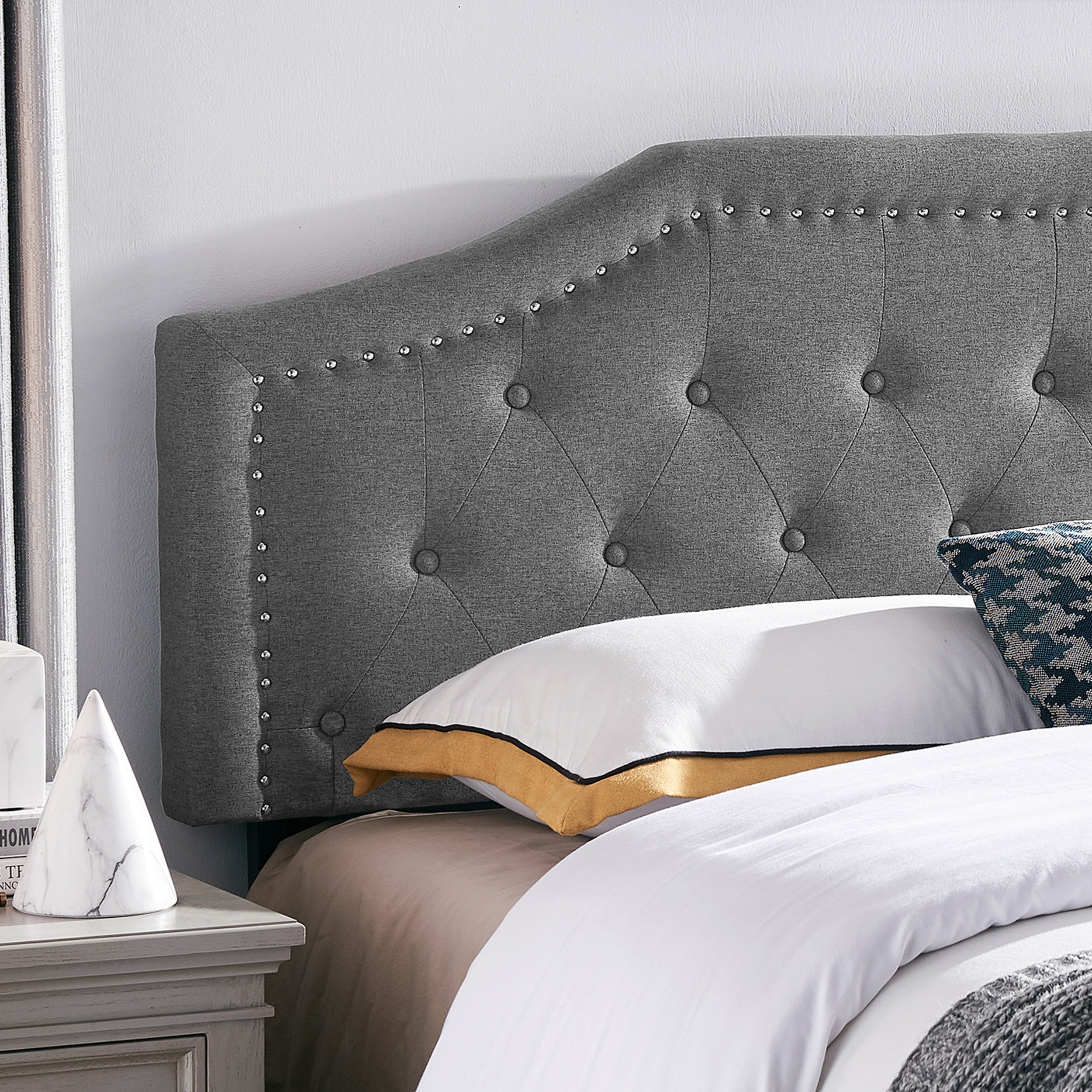 Renee Contemporary Upholstered Headboard