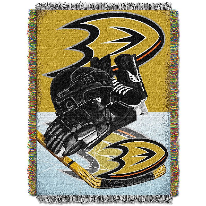 Anaheim Ducks Home Ice Advantage Throw Blanket