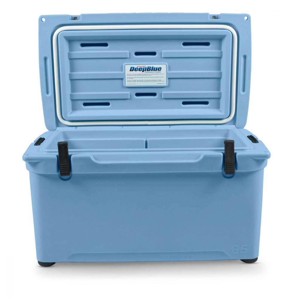 ENGEL Coolers 58 qt. 70 Can High Performance Roto Molded Ice Cooler Blue ENG65-B