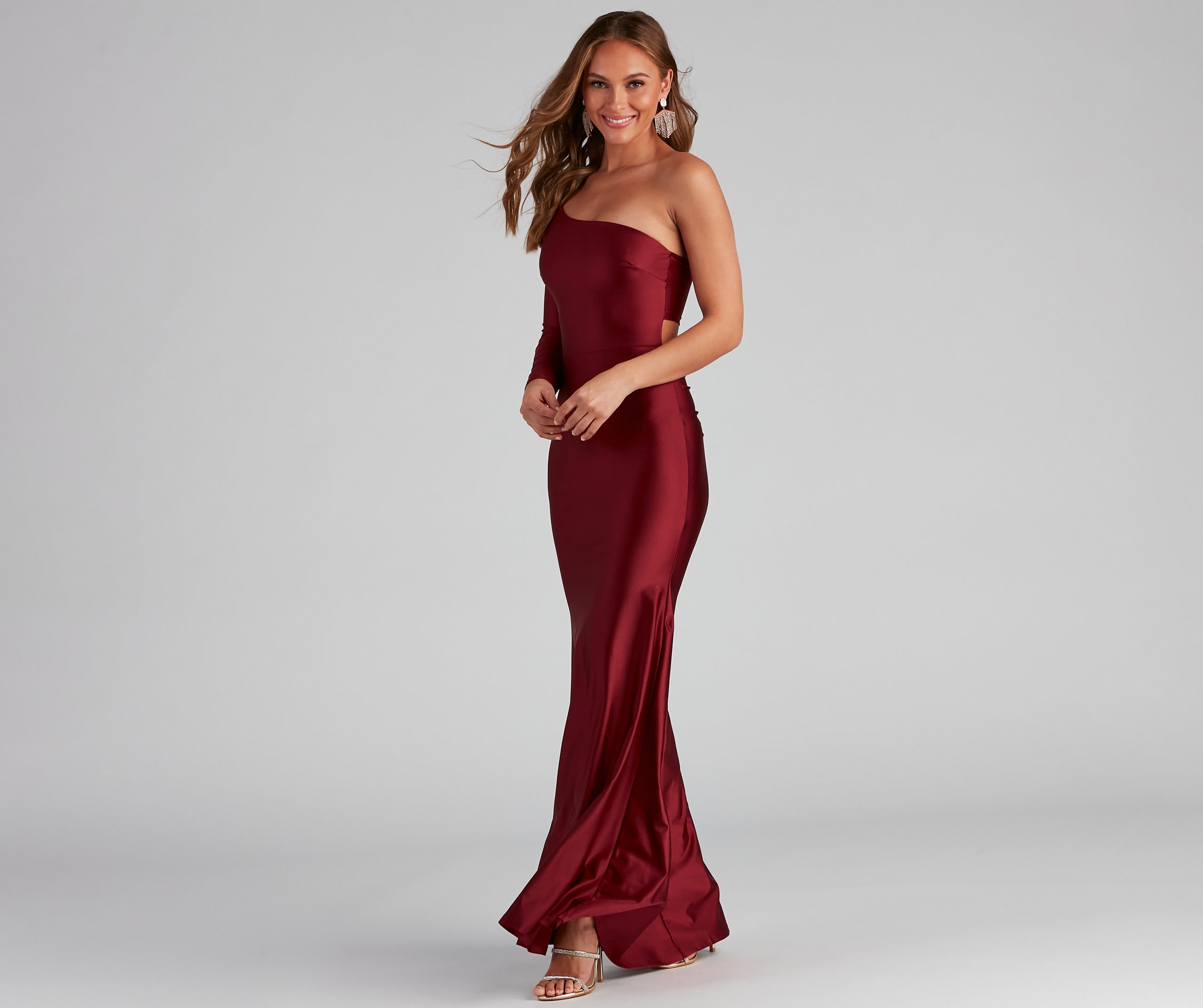 Emma One-Shoulder Mermaid Dress