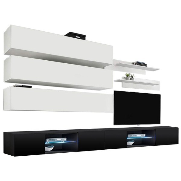 Fly J1 33TV Wall Mounted Floating Modern Entertainment Center