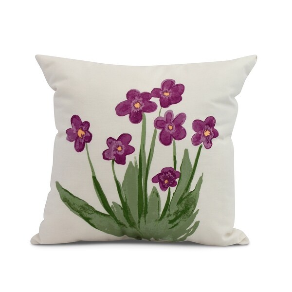 16 x 16 inch Pretty Little Flower Outdoor Pillow