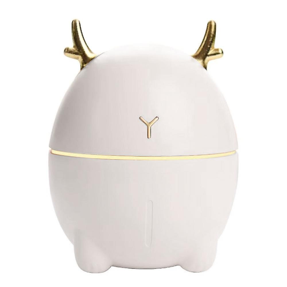 200ml Mini Air Humidifier Cute Deer-shaped Portable Humidifier Aroma Essential Oil Diffuser Mist Maker For Home/office/car Use