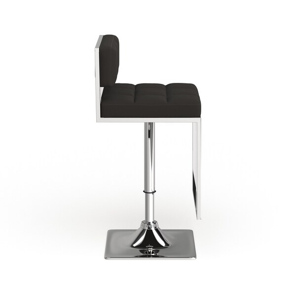 Coaster Furniture Alameda Adjustable Chrome Base Bar Stool