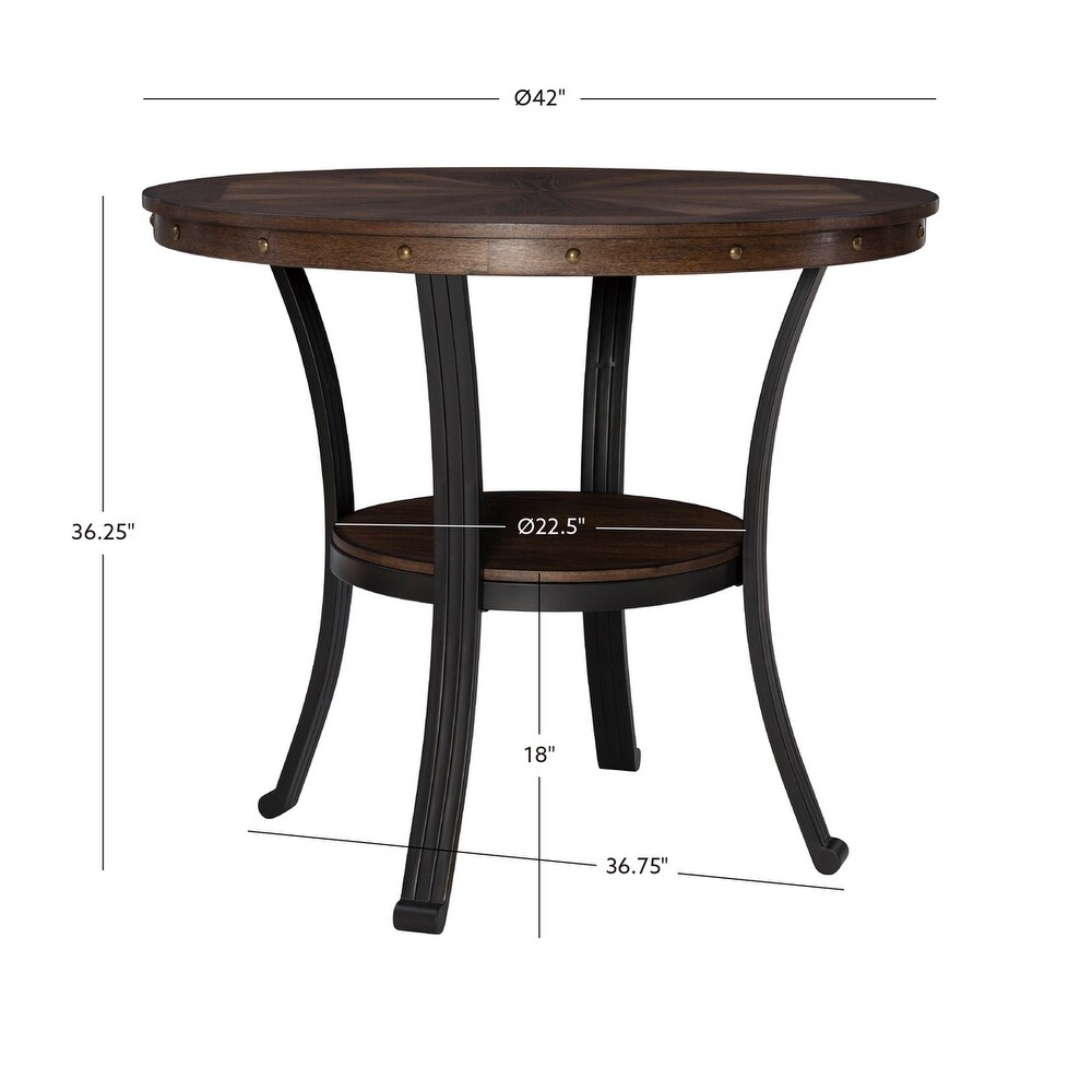 Franklin Industrial Round Counter Table