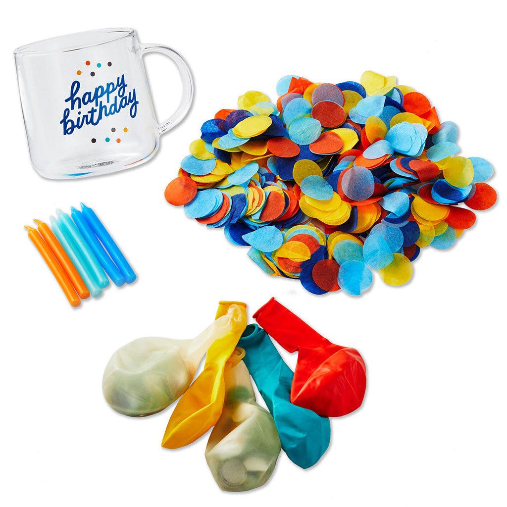 Hallmark  Happy Birthday Glass Mug Party Kit