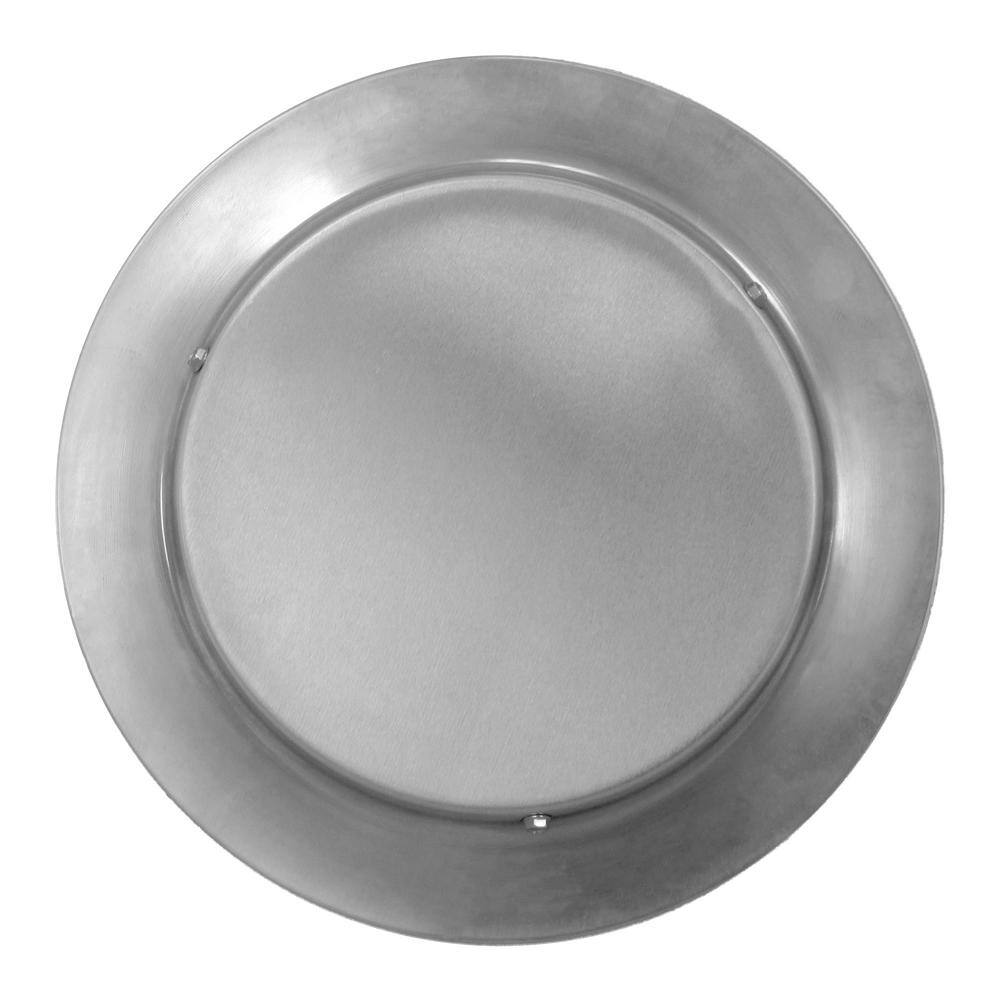 Active Ventilation 7 in. Dia Aluminum Vent Pipe Cap in Mill Finish VPC-7