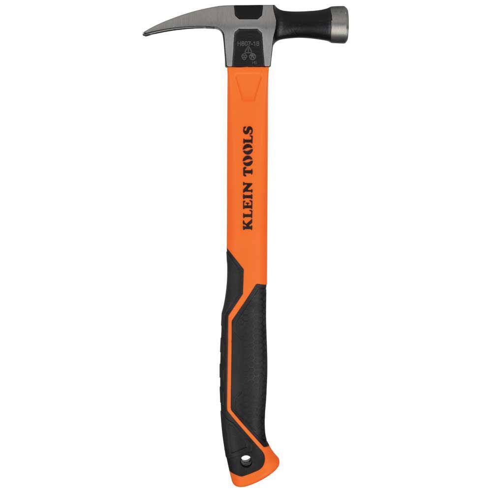 Klein Tools 18 oz. 15 in. Straight-Claw Hammer H80718