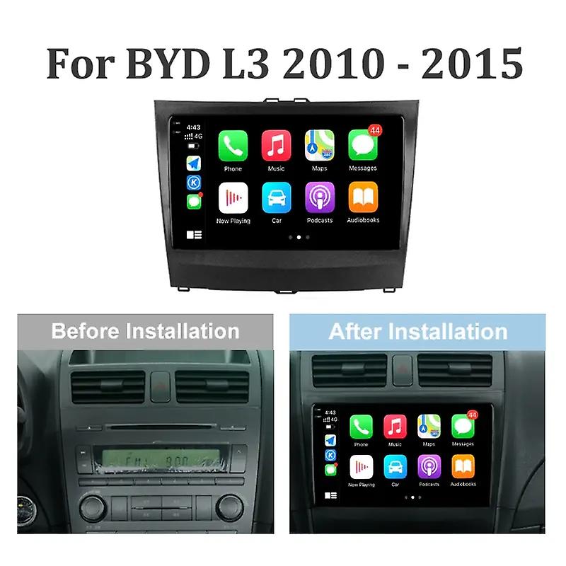 For BYD L3 2010   2015 Car Radio Multimedia Video Player Navigation GPS Android No 2din 2 din dvd