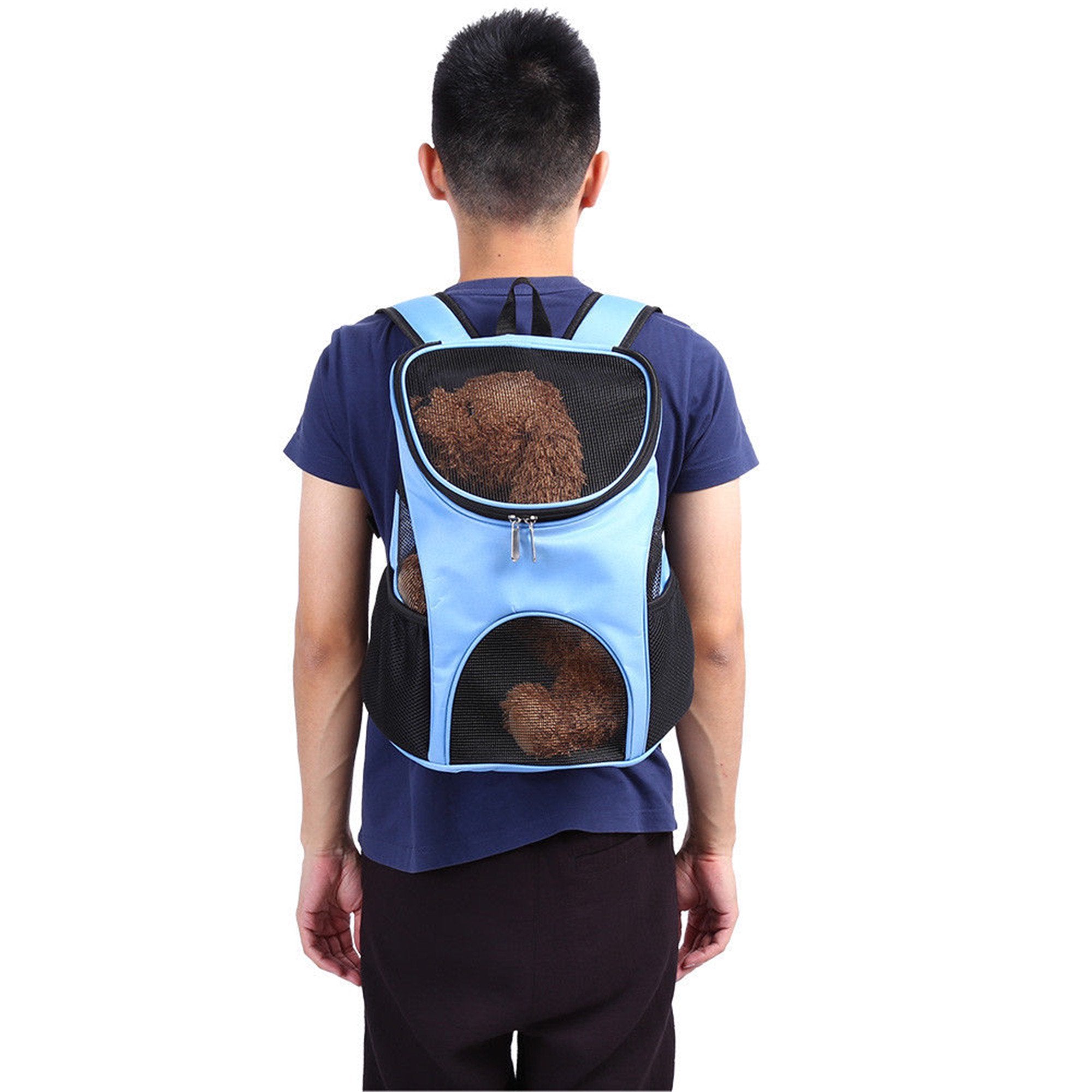 Portable for Cat for Carrier Bag Backpack Space Capsule Breathable Pet Traveler Knapsack for Puppies Bunny Travel Hiking, Red