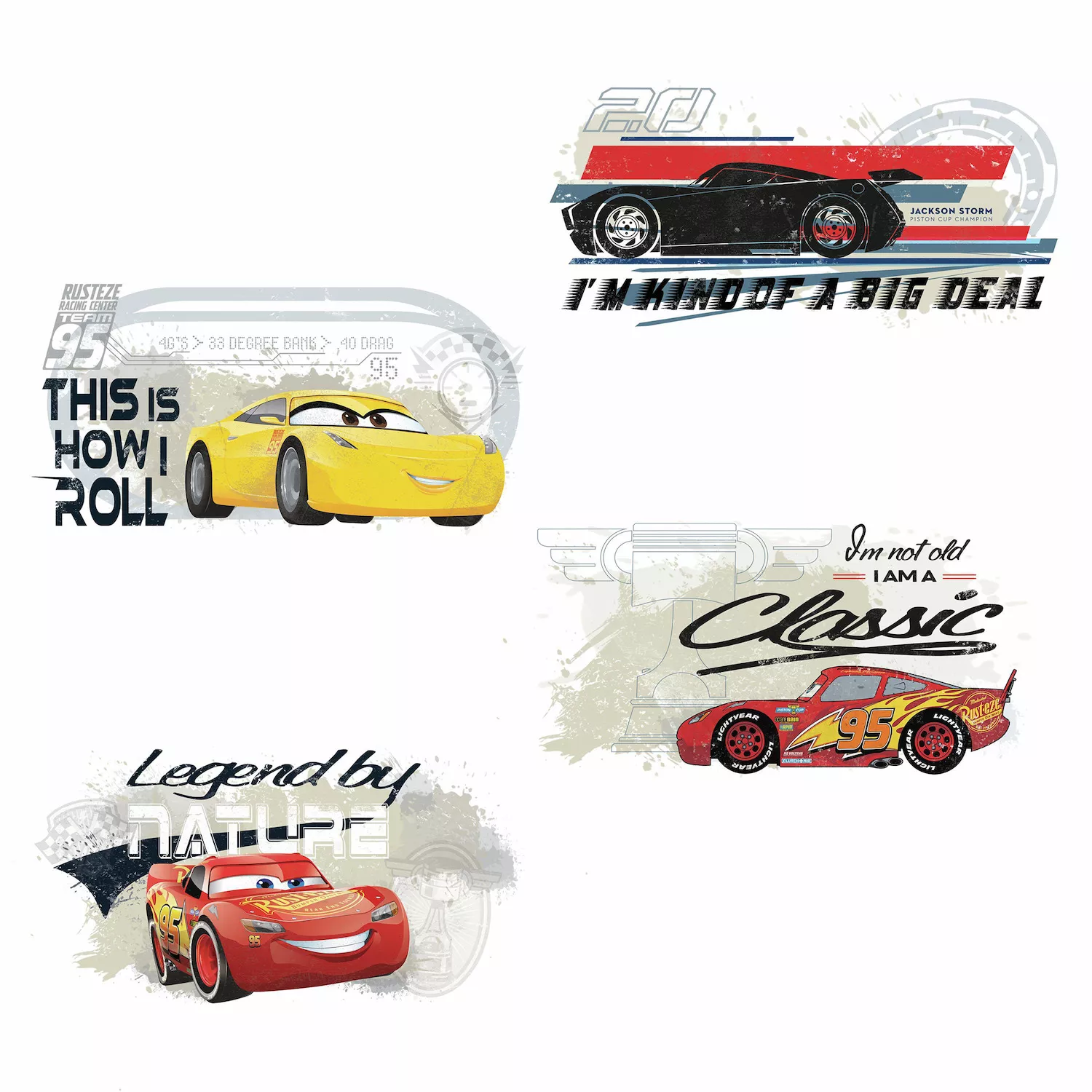 Disney / Pixar Cars 3 Racing Wall Decals by RoomMates