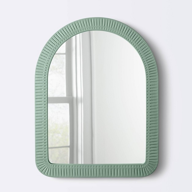 Arch Dot And Dash Resin Decorative Wall Mirror