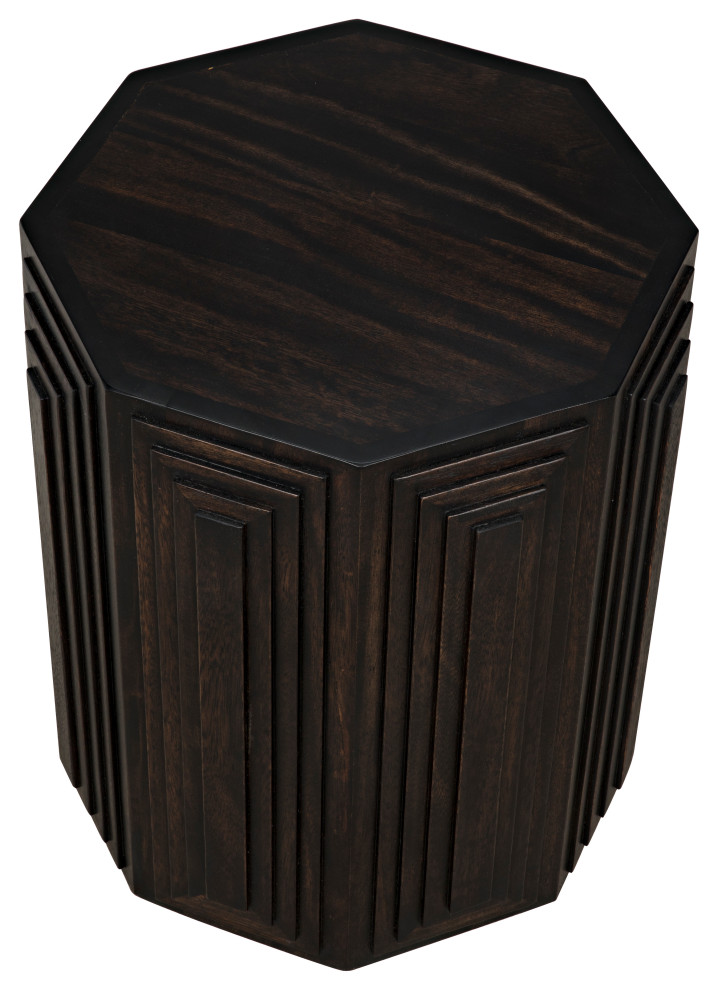 Moore Side Table  Ebony   Transitional   Side Tables And End Tables   by HedgeApple  Houzz