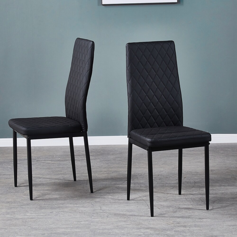 Modern Dining Chair Set of 4   N/A