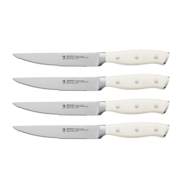 Henckels Forged Accent 4 pc Steak Knife Set