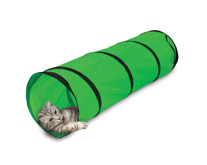 Jackson Galaxy Cat Crawl Cat Toy Tunnel， Assorted Colors - 31116