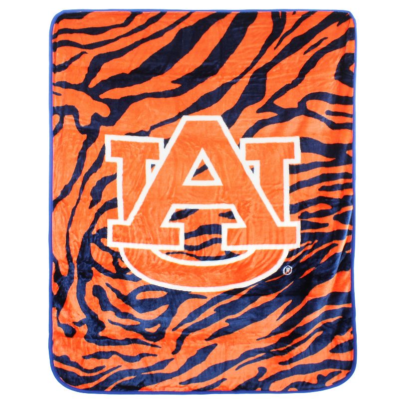 NCAA Auburn Tigers Soft Raschel Throw Blanket