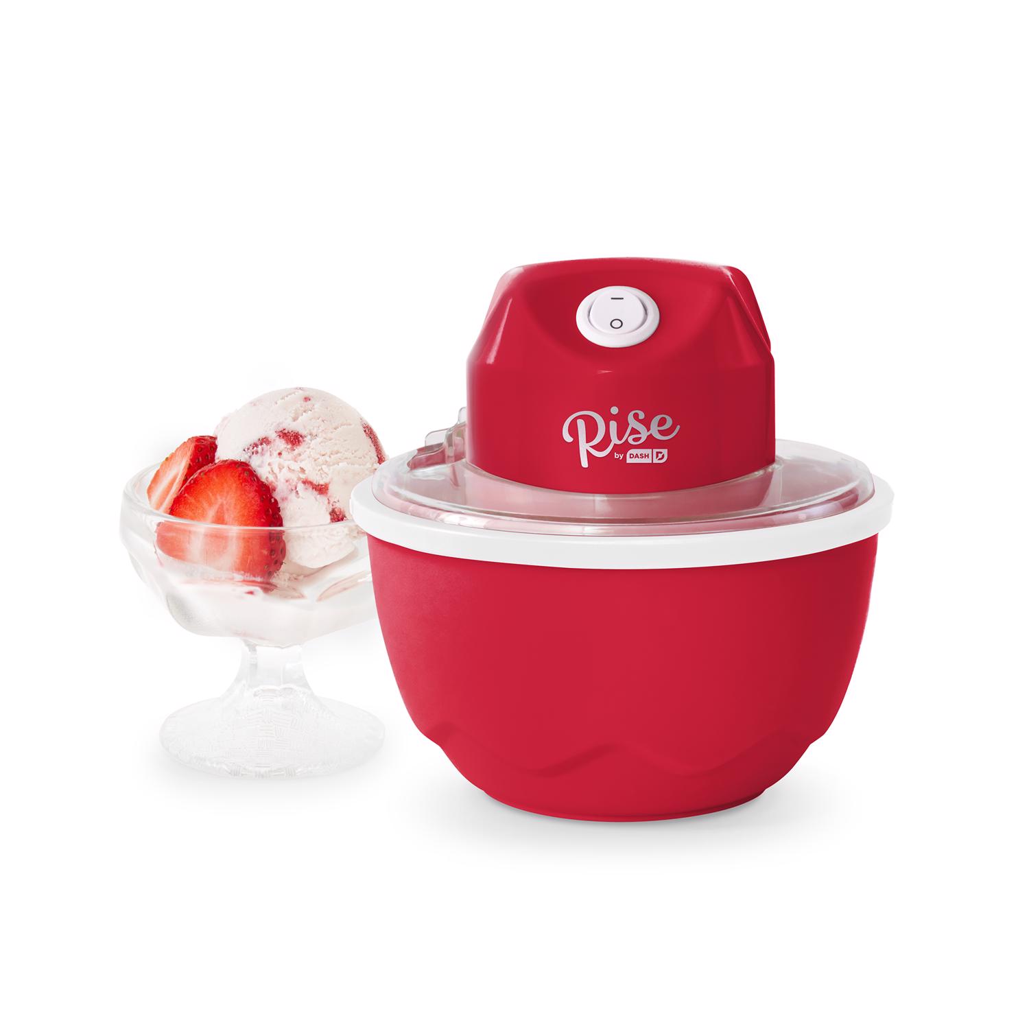 Rise by Dash Red 0.5 qt Ice Cream Maker 6.1 in. H X 6.3 in. W X 6.3 in. L