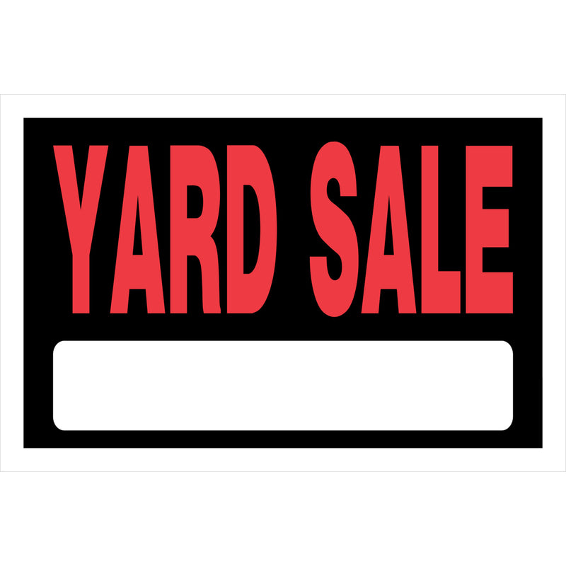 YARD SALE SIGN 8X12