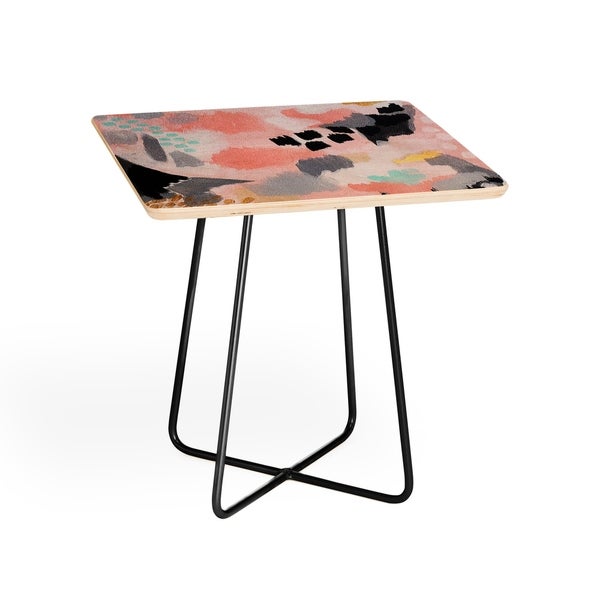 Laura Fedorowicz Serenity Abstract Round Side Table