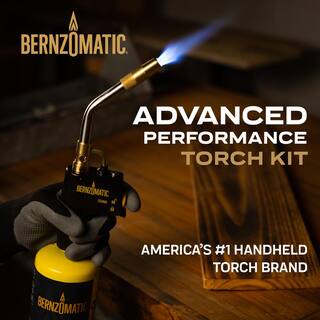 Bernzomatic Advance Performance Torch Kit with 14.1 oz. Map-Pro Cylinder and Premium Blow Torch 421120