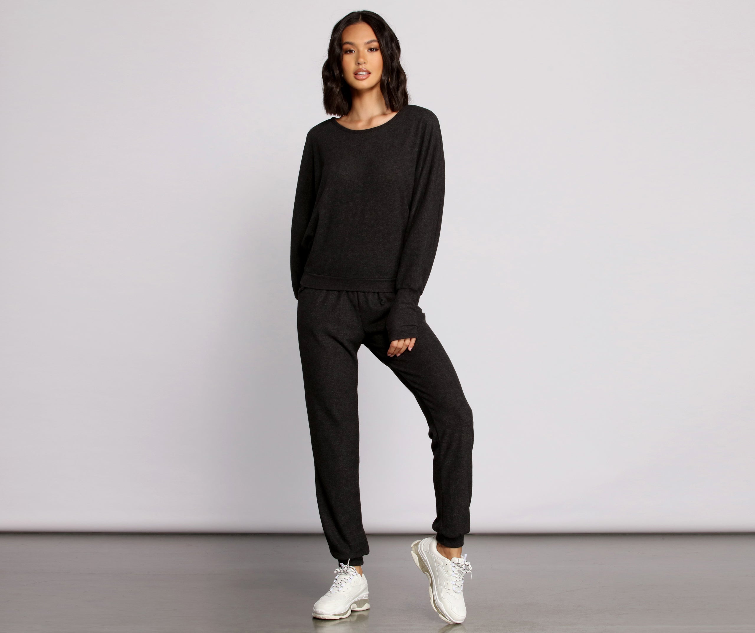 Keepin' Knit Basic Long Sleeve Top