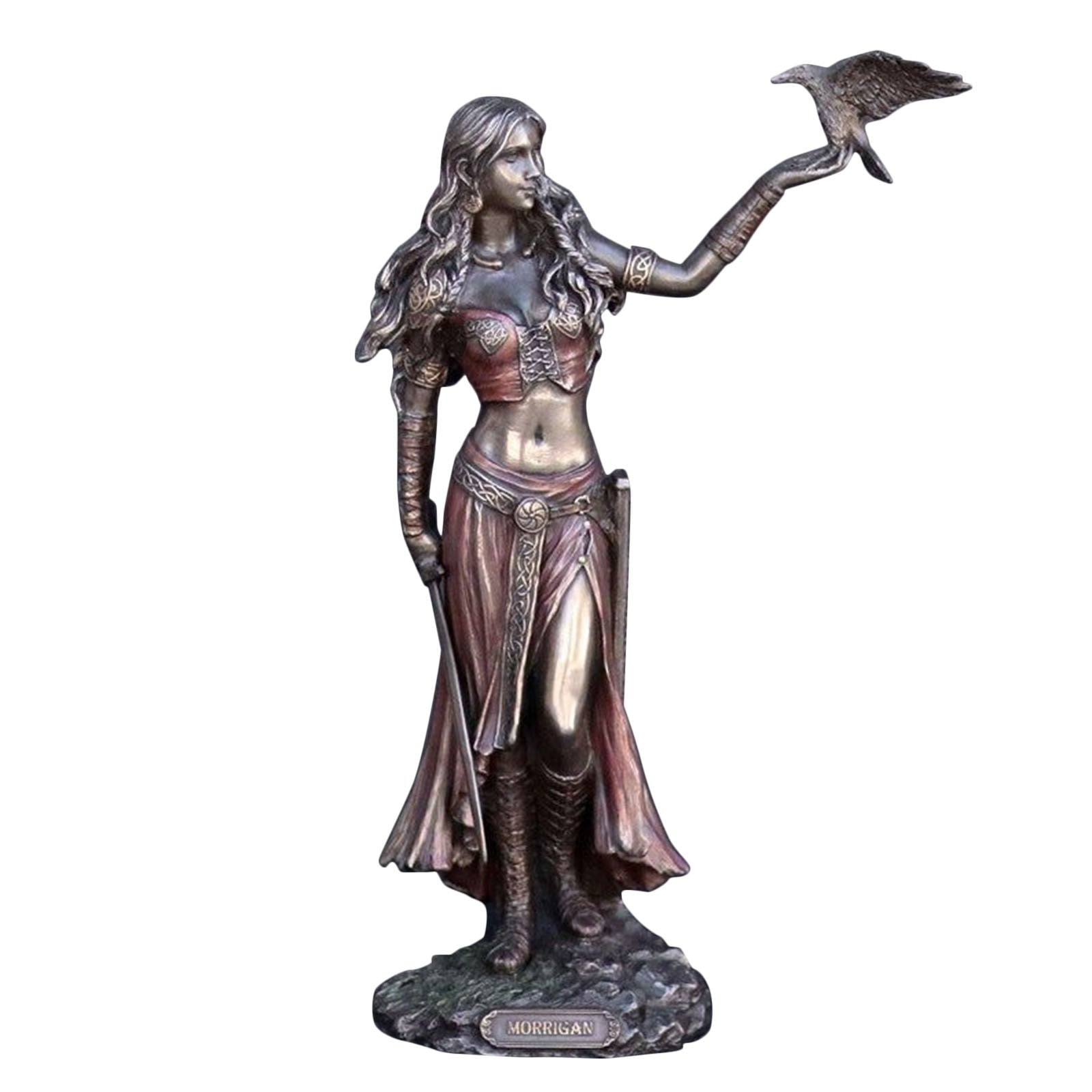 Siaonvr Morrigan Statue Sculpture Garden Decoration Outdoor Home Angel Figurin