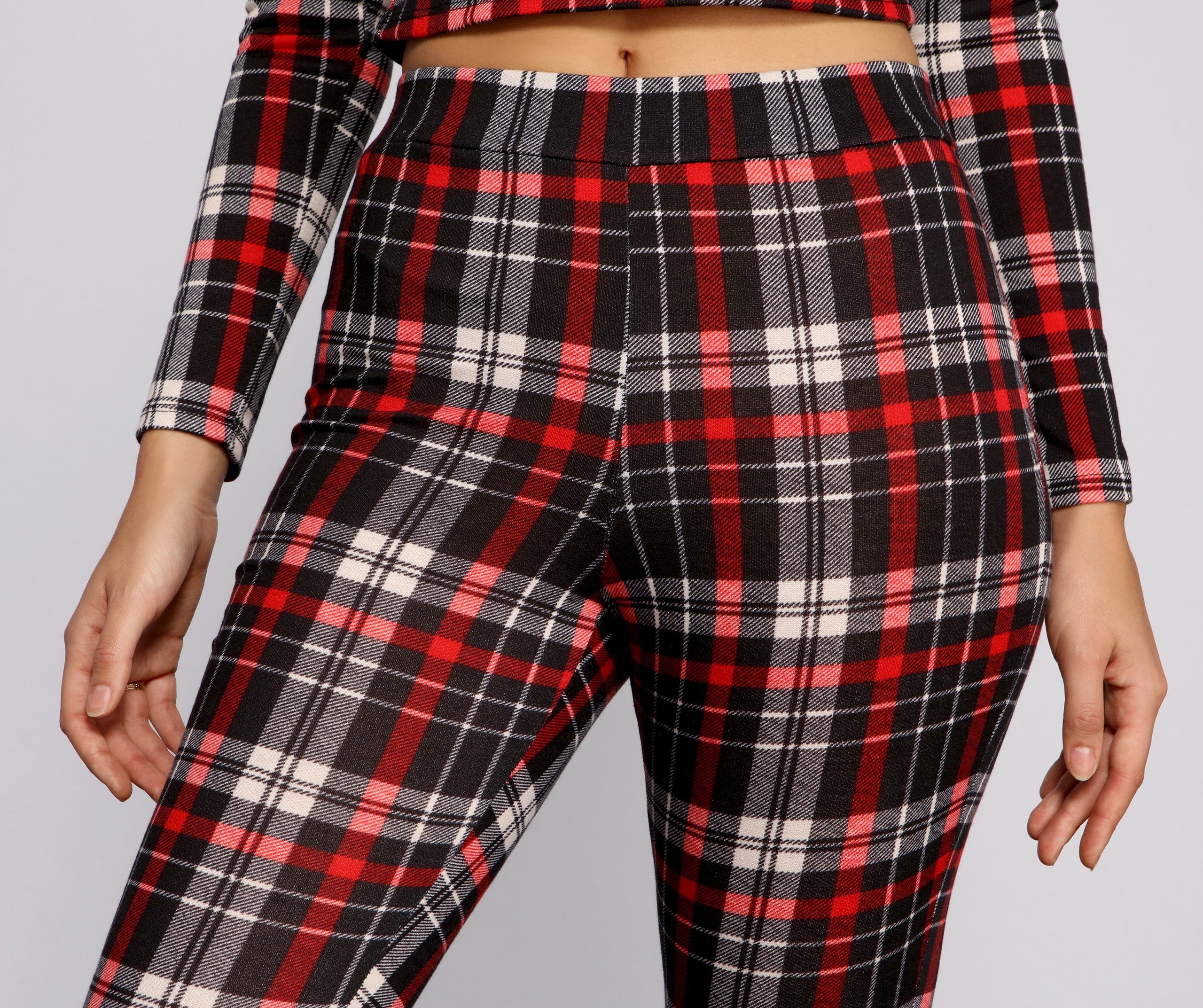 Classic Plaid Pajama Leggings