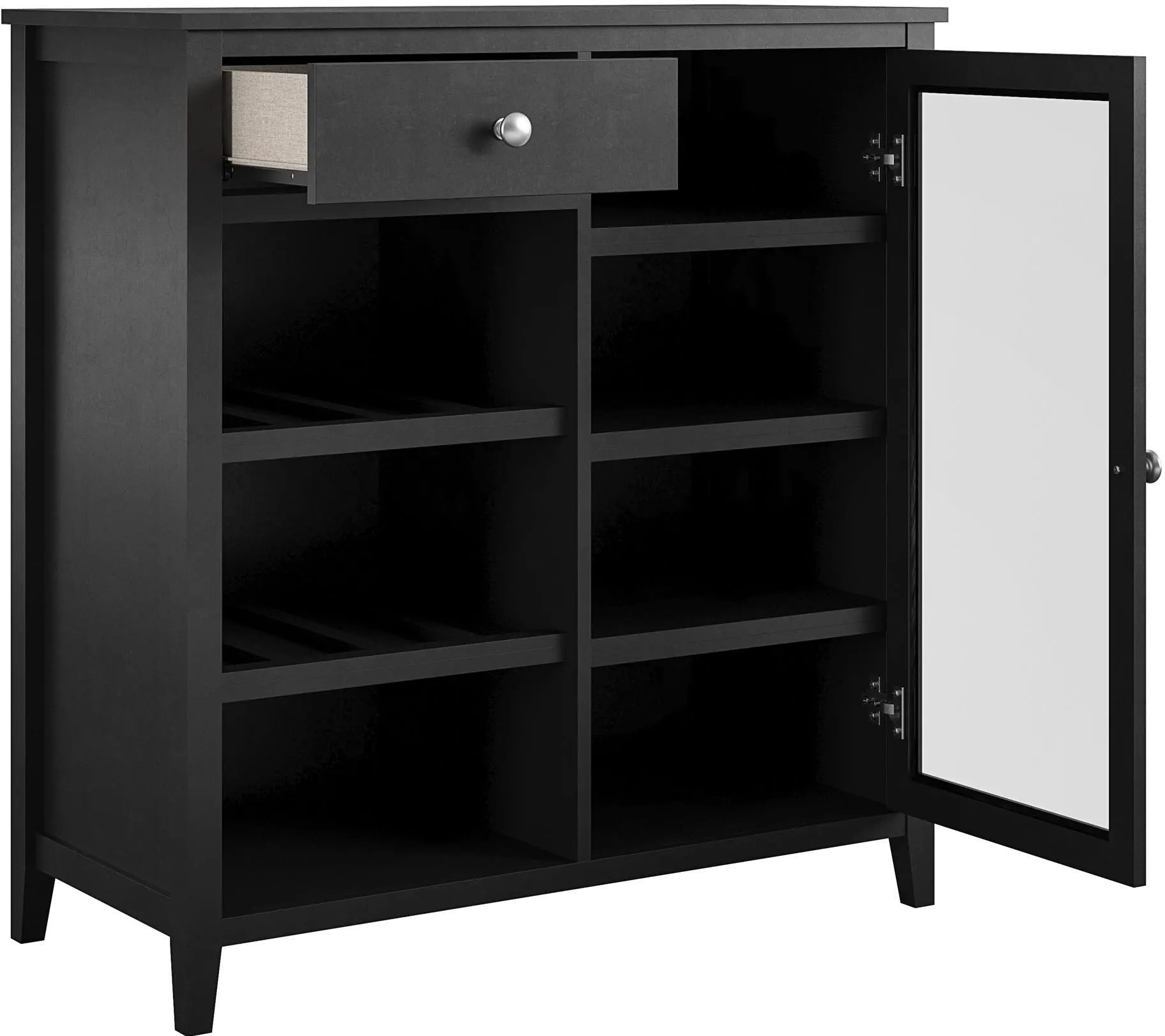 Tuxedo Black Bar Cabinet