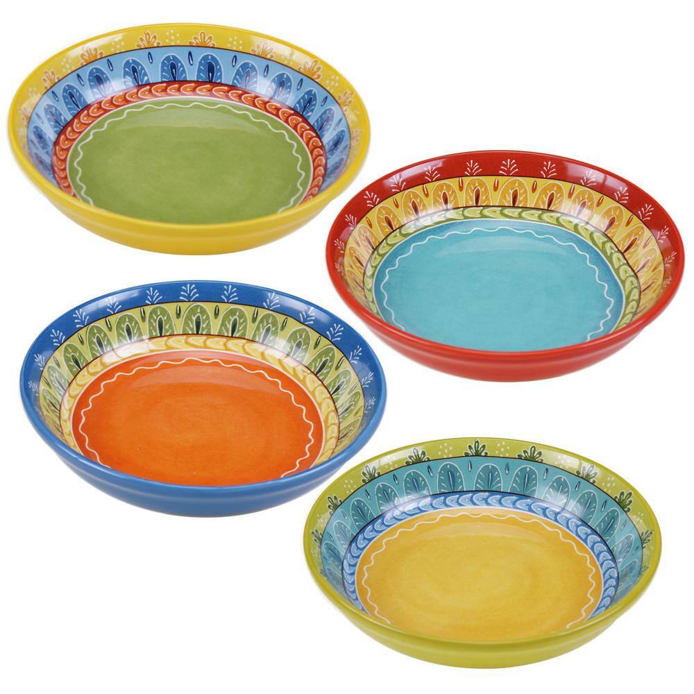 Certified International Valencia 9.25 in. SoupPasta bowl (Set of 4) 14184SET4